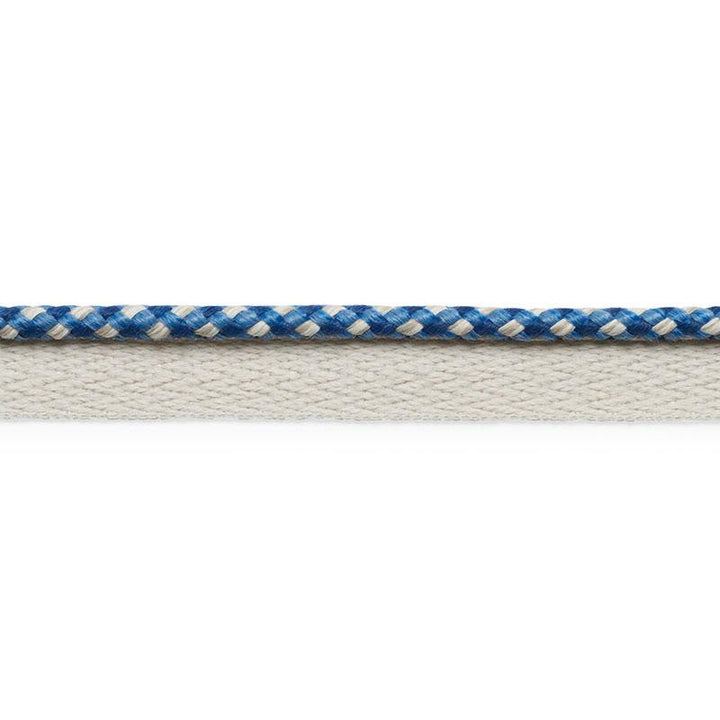 Keaton Lip Cord Indoor/Outdoor Navy 74903 by Schumacher Designer Trim Perfect Basics: Outdoor Trims - Swanky Fabrics -