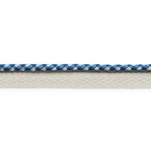 Keaton Lip Cord Indoor/Outdoor Navy 74903 by Schumacher Trim
