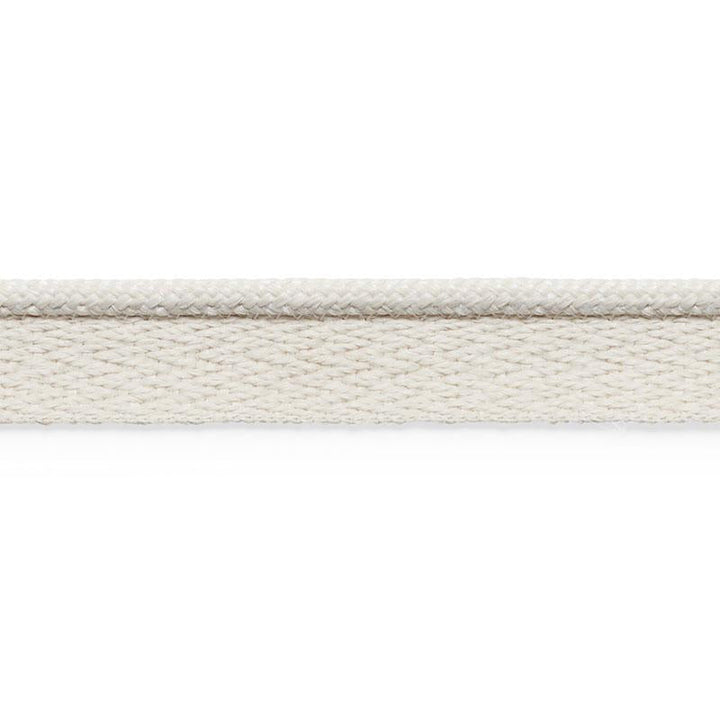 Coleman Lip Cord Ivory 74920 by Schumacher Designer Trim Perfect Basics: Outdoor Trims - Swanky Fabrics -