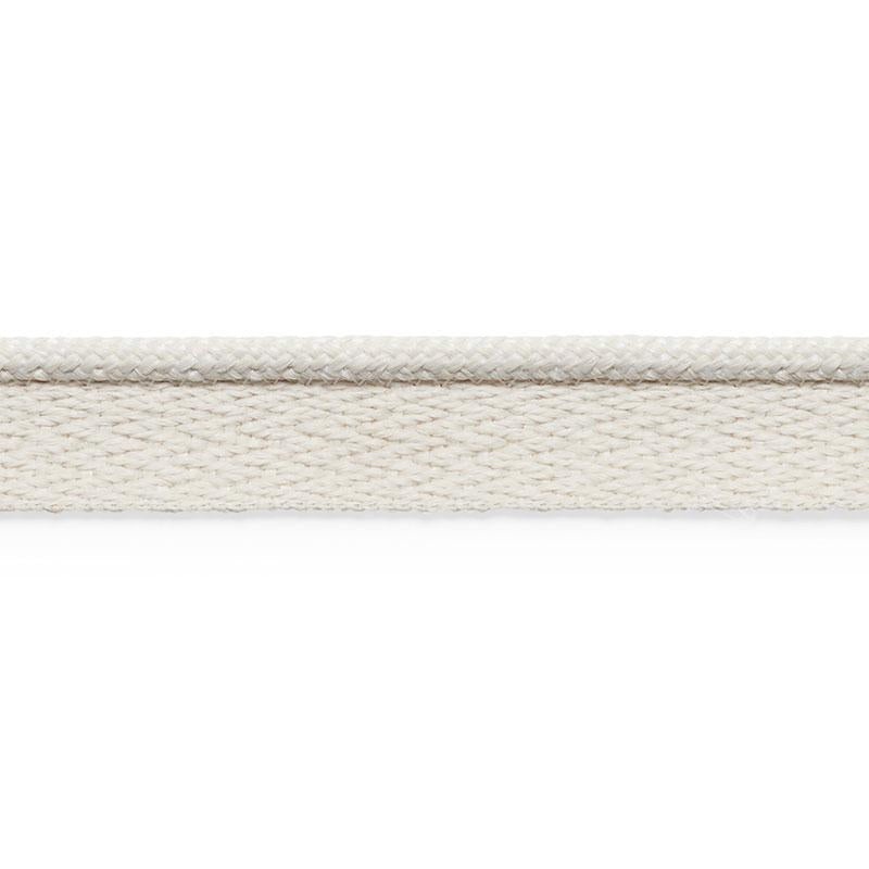 Coleman Lip Cord Ivory 74920 by Schumacher Trim Perfect Basics: Outdoor Trims - Fabric Carolina -