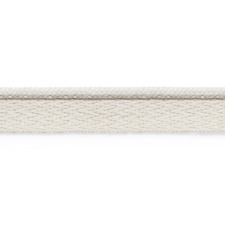 Coleman Lip Cord Ivory 74920 by Schumacher Trim Perfect Basics: Outdoor Trims - Fabric Carolina -