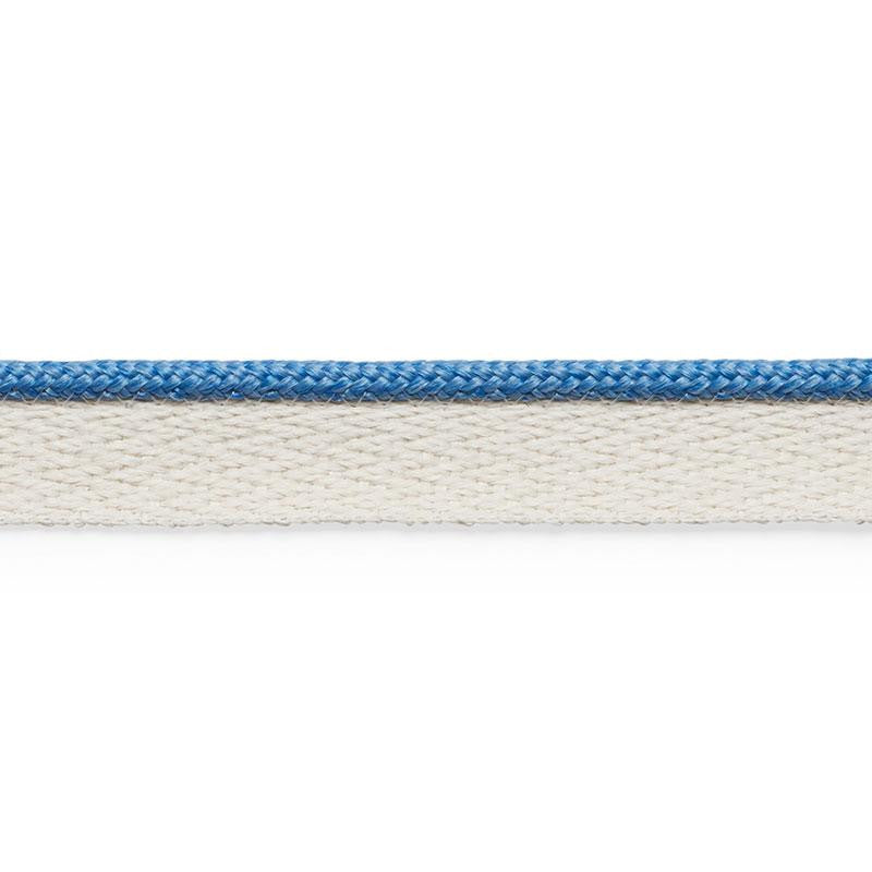 Coleman Lip Cord Delft 74925 by Schumacher Trim Perfect Basics: Outdoor Trims - Fabric Carolina -