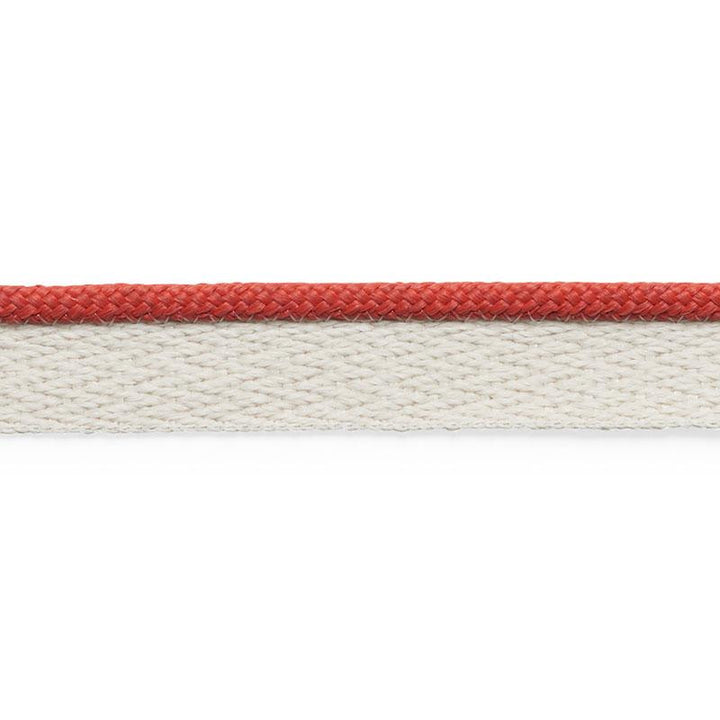 Coleman Lip Cord Red 74928 by Schumacher Trim Perfect Basics: Outdoor Trims - Fabric Carolina -