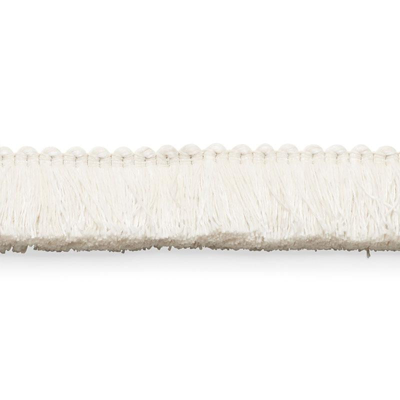 Meyer Brush Fringe Ivory 74940 by Schumacher Trim Perfect Basics: Trims - Fabric Carolina -