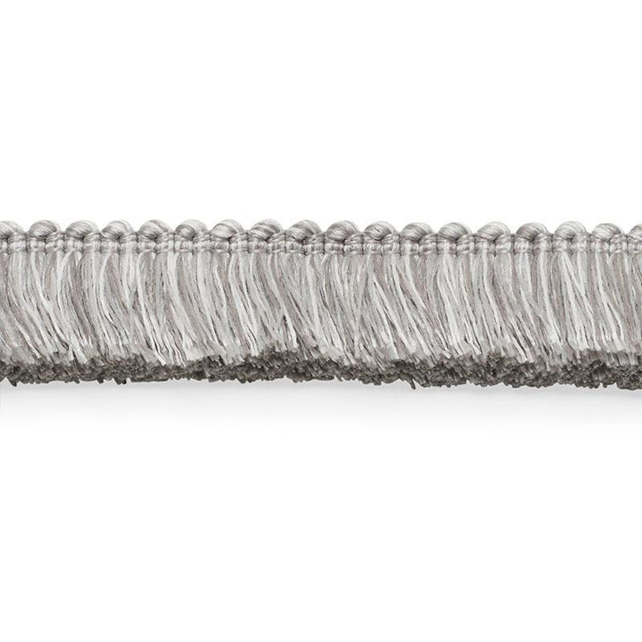 Meyer Brush Fringe Grey 74942 by Schumacher Trim Perfect Basics: Trims - Fabric Carolina -