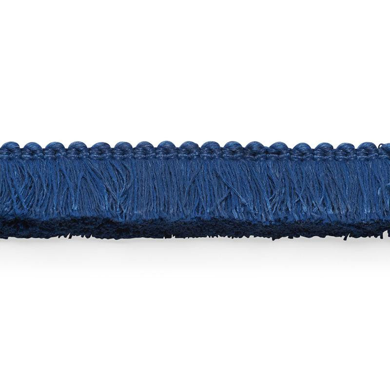 Meyer Brush Fringe Navy 74946 by Schumacher Trim Perfect Basics: Trims - Fabric Carolina -