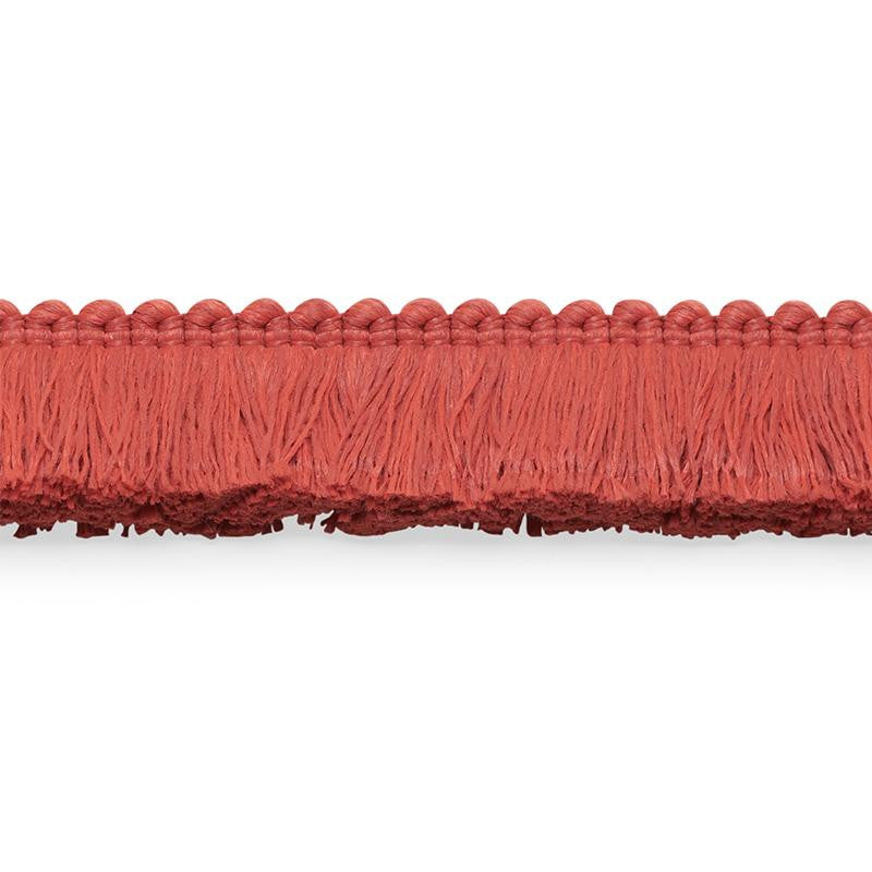 Meyer Brush Fringe Red 74948 by Schumacher Designer Trim Perfect Basics: Trims - Swanky Fabrics -