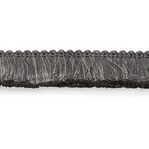 Meyer Brush Fringe Charcoal 74949 by Schumacher Trim