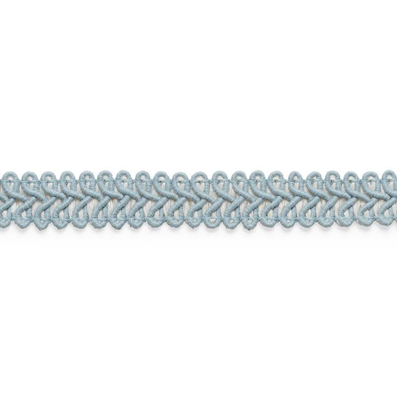 Astor Braid Indoor/Outdoor Cloud 74961 by Schumacher Trim Perfect Basics: Trims - Fabric Carolina -