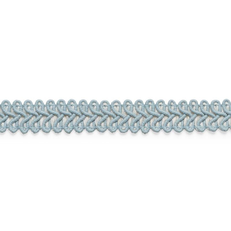Astor Braid Indoor/Outdoor Cloud 74961 by Schumacher Designer Trim Perfect Basics: Trims - Swanky Fabrics -