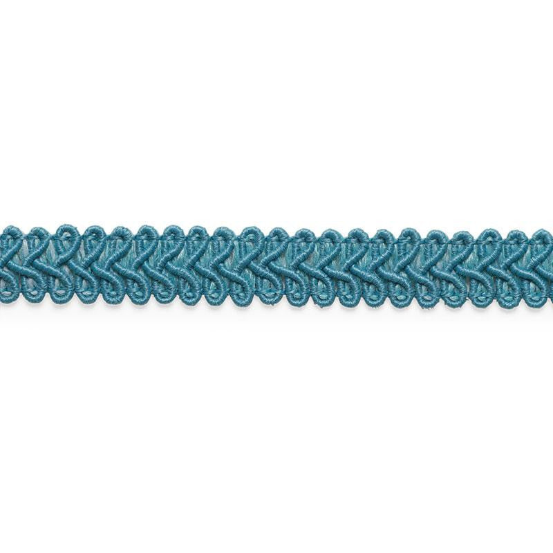 Astor Braid Indoor/Outdoor Ocean 74962 by Schumacher Trim Perfect Basics: Trims - Fabric Carolina -