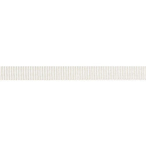 Narrow Faille Tape Ivory 74980 by Schumacher Trim