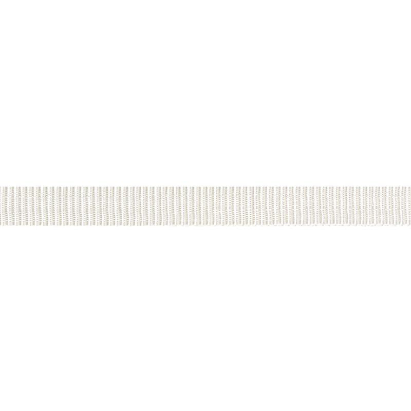 Narrow Faille Tape Ivory 74980 by Schumacher Trim Couture Trims - Fabric Carolina -