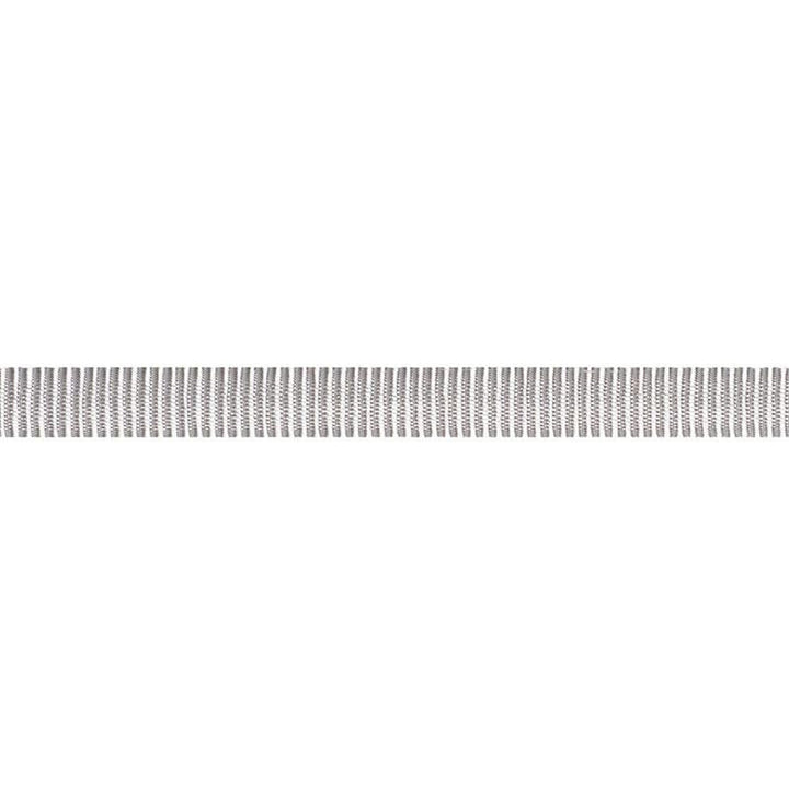Narrow Faille Tape Silver 74981 by Schumacher Trim Couture Trims - Fabric Carolina -