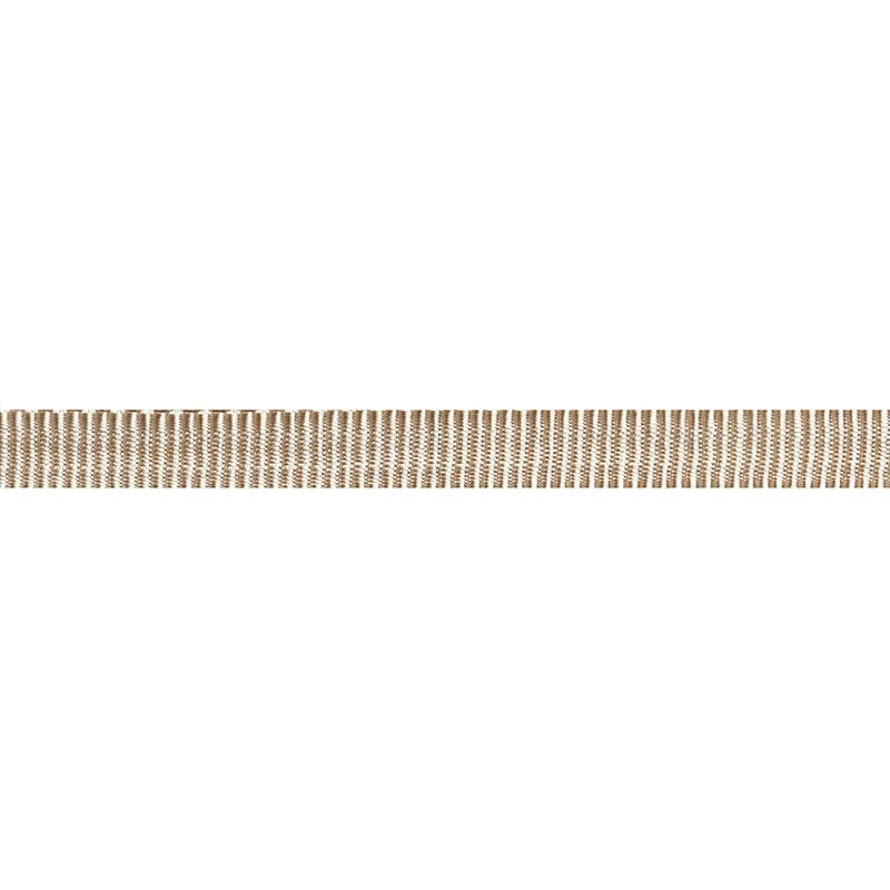 Narrow Faille Tape Sand 74983 by Schumacher Trim Couture Trims - Fabric Carolina -