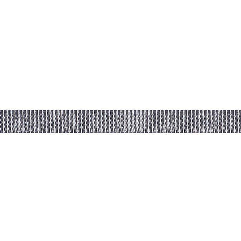 Narrow Faille Tape Grey 74986 by Schumacher Designer Trim Couture Trims - Swanky Fabrics -