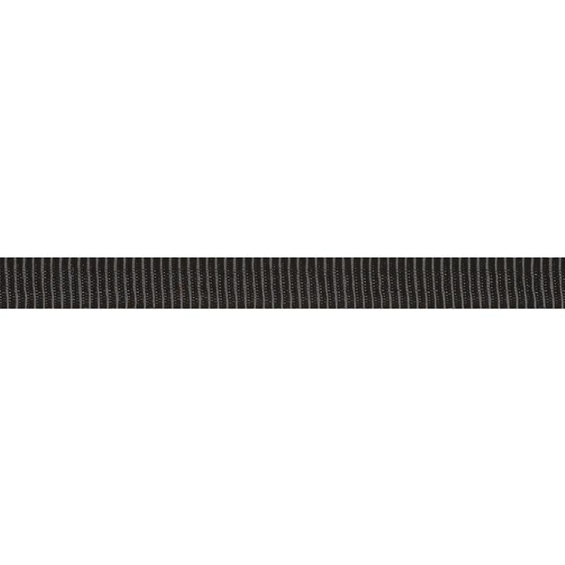 Narrow Faille Tape Black 74989 by Schumacher Designer Trim Couture Trims - Swanky Fabrics -