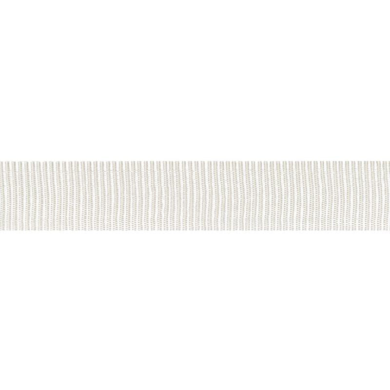 Medium Faille Tape Ivory 75010 by Schumacher Designer Trim Couture Trims - Swanky Fabrics -