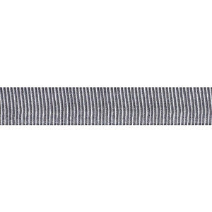 Medium Faille Tape Grey 75016 by Schumacher Trim