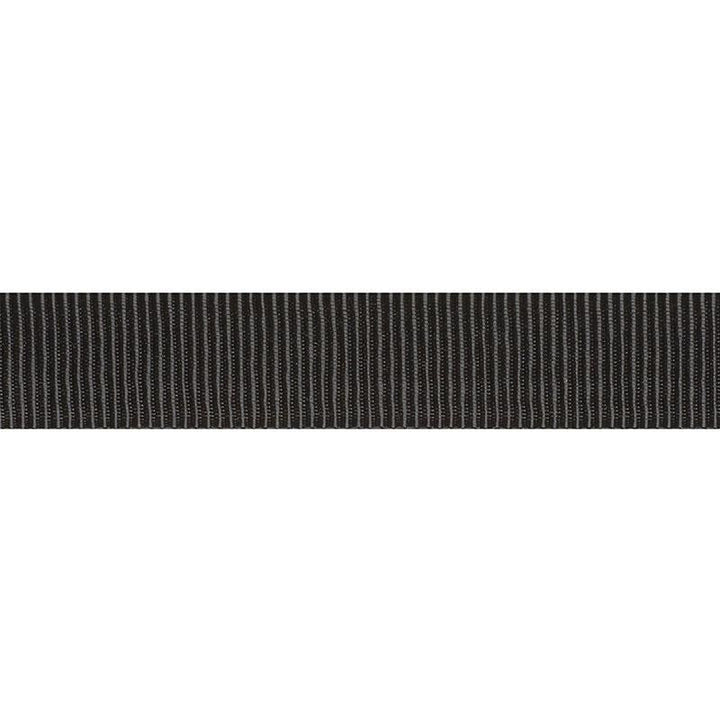 Medium Faille Tape Black 75019 by Schumacher Designer Trim Couture Trims - Swanky Fabrics -