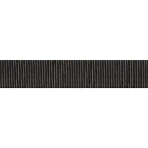 Medium Faille Tape Black 75019 by Schumacher Trim