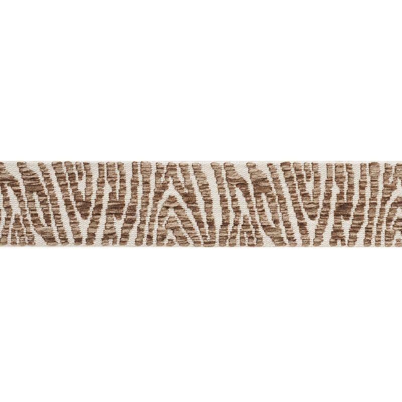 Guinen Tape Taupe 75210 by Schumacher Trim - Fabric Carolina -