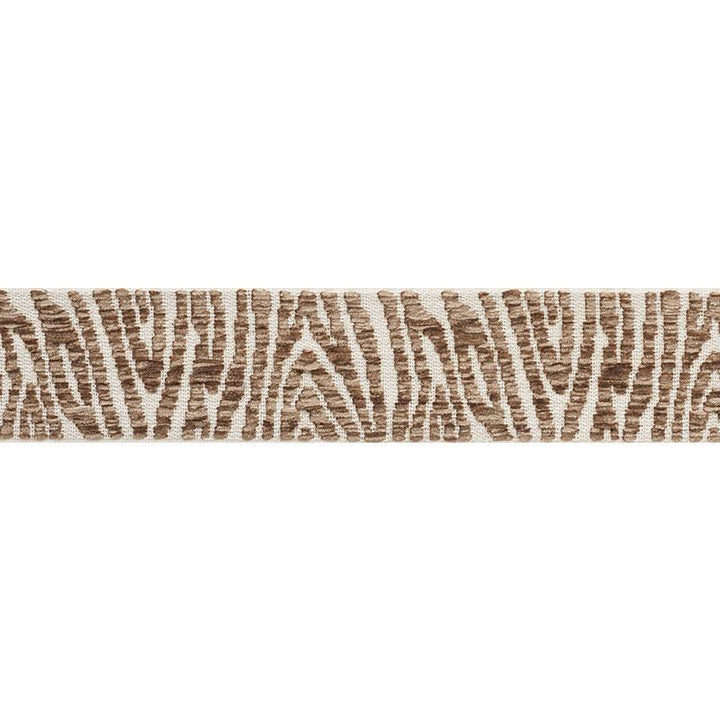 Guinen Tape Taupe 75210 by Schumacher Trim - Fabric Carolina -