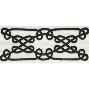 Ormond Tape Black 75352 by Schumacher Trim
