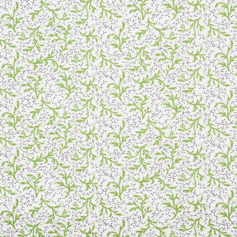Sprig Moss 177831 by Schumacher Designer Fabric Celerie Kemble 27.0" - Swanky Fabrics -