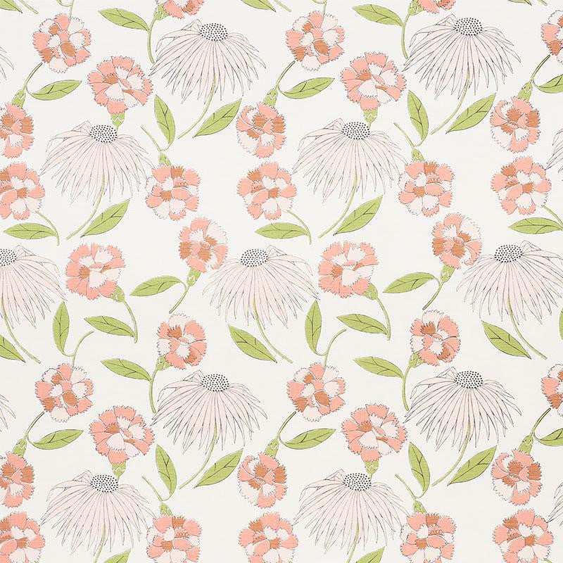 Bouquet Toss Fawn 177850 by Schumacher Designer Fabric Celerie Kemble 13.5" - Swanky Fabrics -