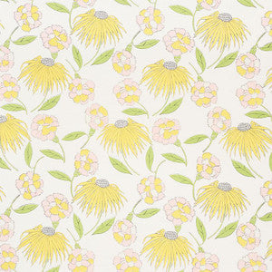 Bouquet Toss Pink Lemonade 177851 by Schumacher Fabric
