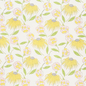 Bouquet Toss Pink Lemonade 177851 by Schumacher Fabric