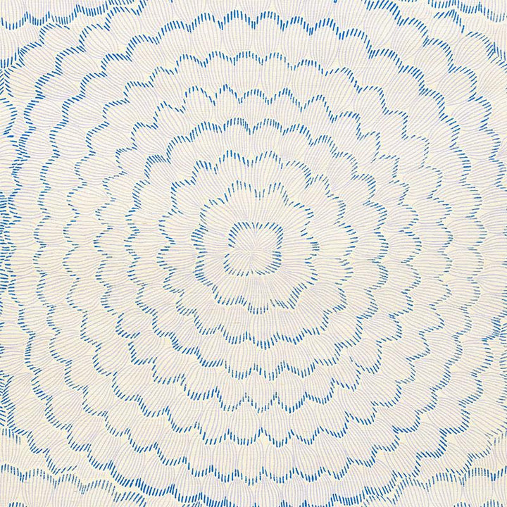 Feather Bloom Sisal Wisteria 5006078 by Schumacher Wallpaper Celerie Kemble 34.0" - Fabric Carolina -