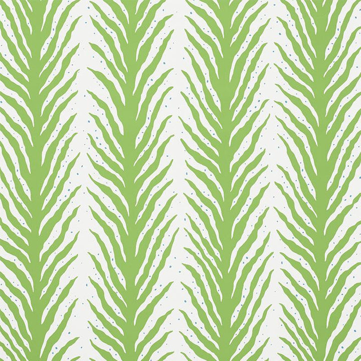 Creeping Fern Moss 5009450 by Schumacher Wallpaper Celerie Kemble 27.0" - Fabric Carolina -