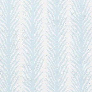 Creeping Fern Slumber Blue 5009451 by Schumacher Wallpaper