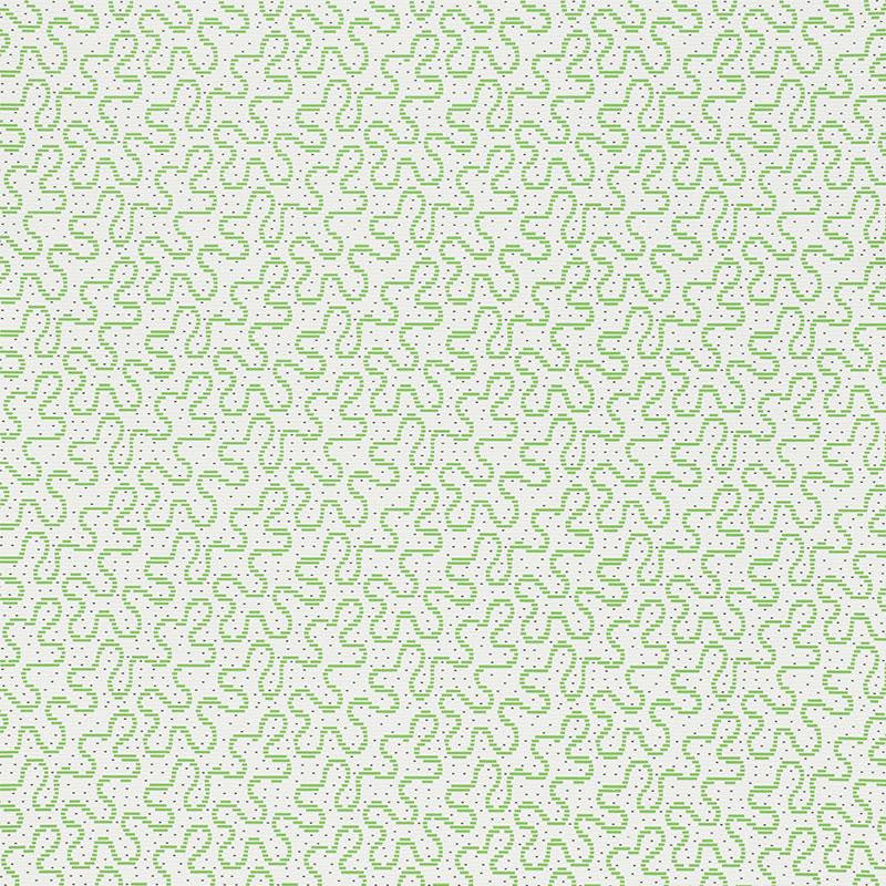 Meander Moss 5009471 by Schumacher Wallpaper Celerie Kemble 4.5" - Fabric Carolina -