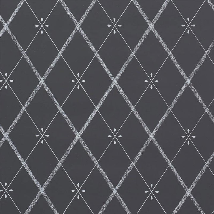 Kasumi Diamond Chalkboard 5009510 by Schumacher Wallpaper Small-Print Wallpapers 9.0" - Fabric Carolina -
