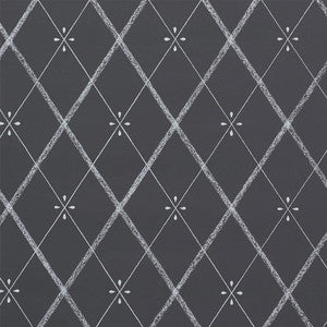 Kasumi Diamond Chalkboard 5009510 by Schumacher Wallpaper