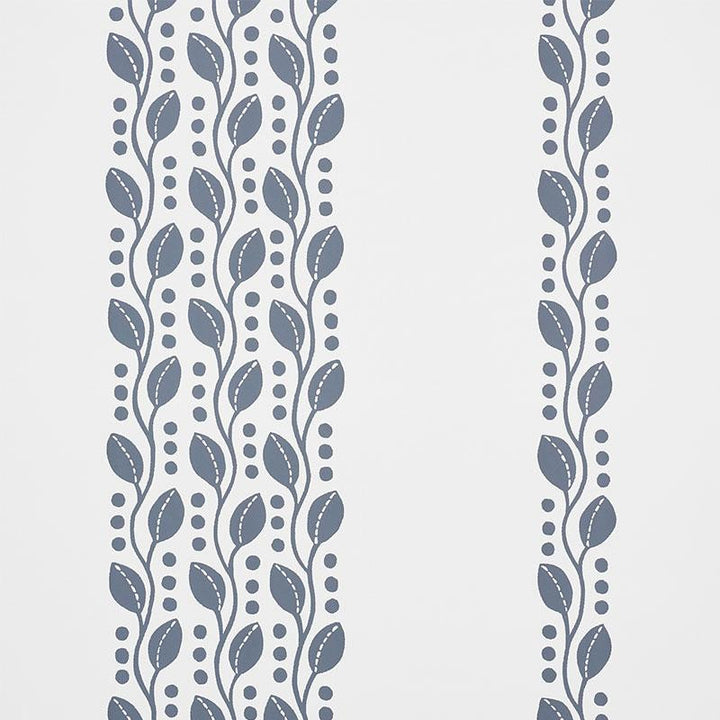 Lillian Vine Carbon 5009523 by Schumacher Wallpaper Small-Print Wallpapers 9.0" - Fabric Carolina -