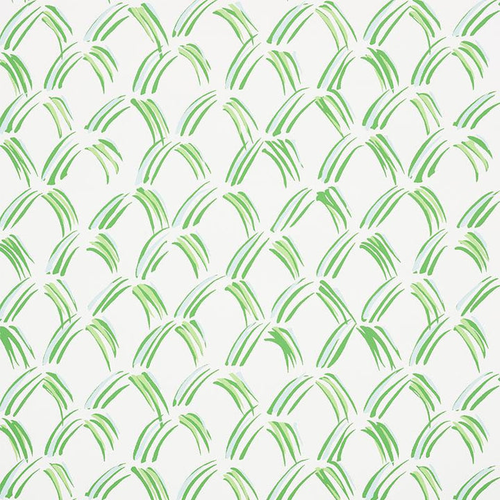 Trevi Diamond Grass 5009541 by Schumacher Wallpaper Small-Print Wallpapers 6.75" - Fabric Carolina -