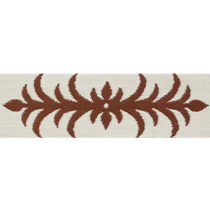 Acanthus Tape Nutmeg 75440 by Schumacher Designer Trim Celerie Kemble 9.25" - Swanky Fabrics -