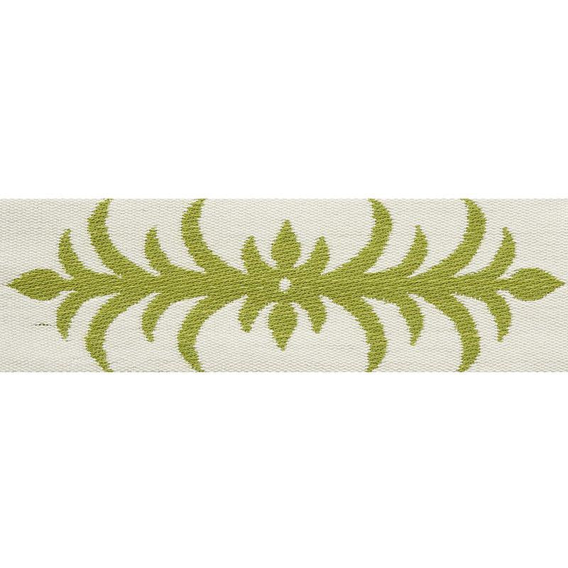 Acanthus Tape Moss 75442 by Schumacher Trim Celerie Kemble 9.25" - Fabric Carolina -