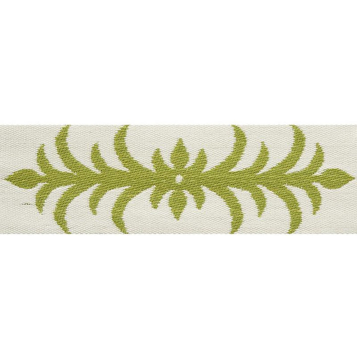 Acanthus Tape Moss 75442 by Schumacher Trim Celerie Kemble 9.25" - Fabric Carolina -