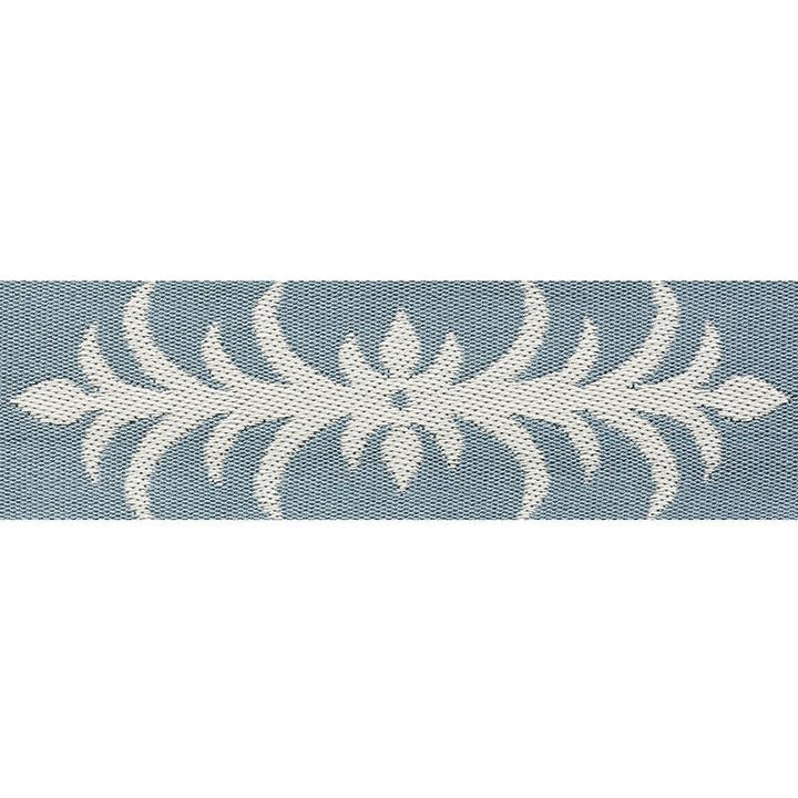Acanthus Tape Slumber Blue 75443 by Schumacher Trim Celerie Kemble 9.25" - Fabric Carolina -