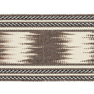 Banyan Ikat Tape Brown 79302 by Schumacher Trim