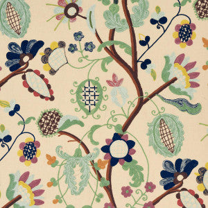Mandevilla Embroidery Document 81510 by Schumacher Fabric