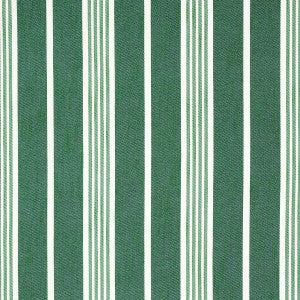 Hampton Stripe Indoor/Outdoor Emerald 82302 by Schumacher Fabric