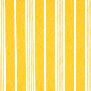 Hampton Stripe Indoor/Outdoor Canary 82303 by Schumacher Fabric