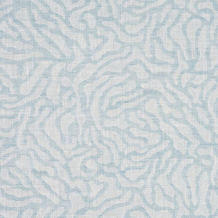 Cora Double Face Casement Sky 75521 by Schumacher Fabric New Traditional 13.5" - Fabric Carolina -