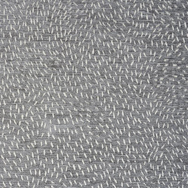 Menemsha Grey 75613 by Schumacher Designer Fabric Caroline Z Hurley 6.75" - Swanky Fabrics -